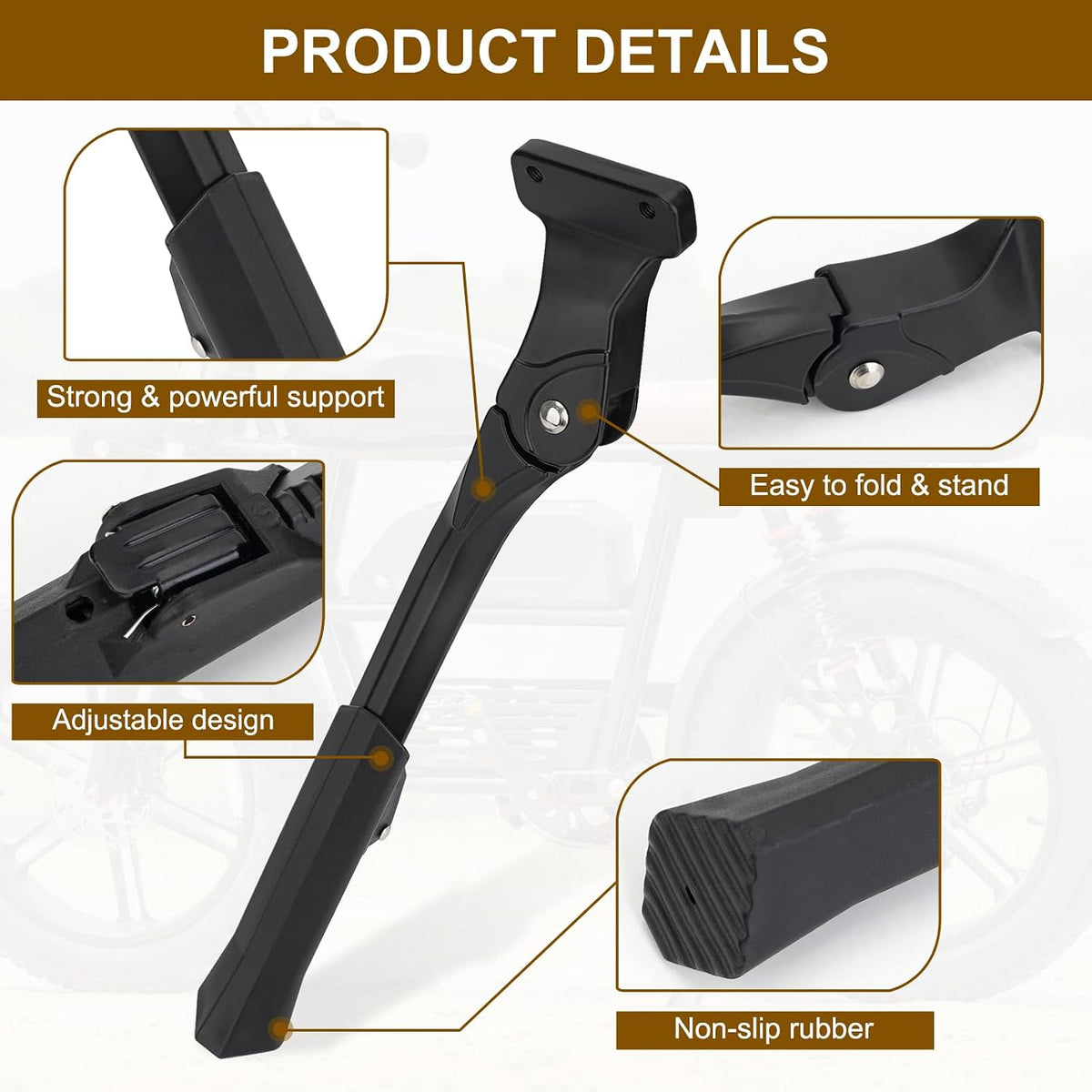 Adjustable Kickstand for Cycrown Cycrun Cycrun Classic Cychunter