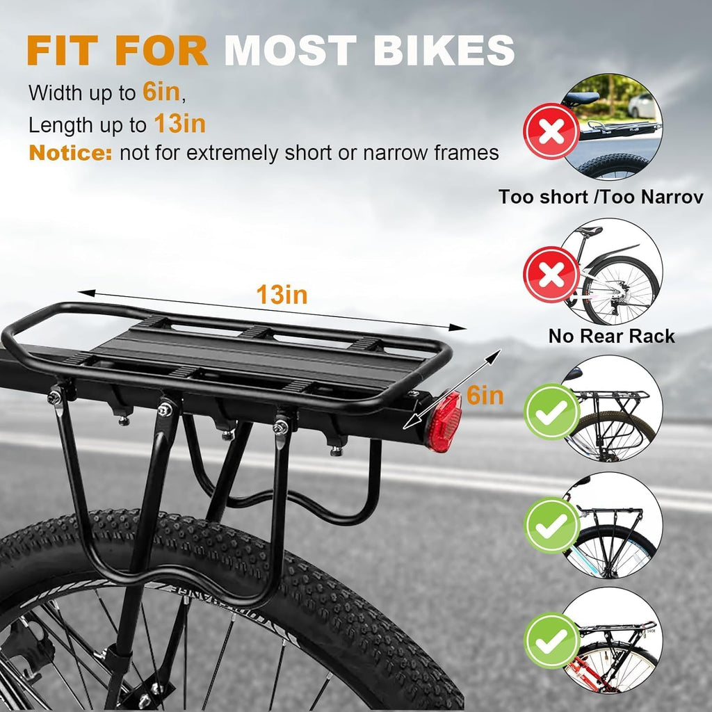 Bike Panniers, 35L Waterproof Panniers Bike Saddle Bags for Rear Rack, Expandable Double Bicycle Trunk Bag with Reflective Strips,E-Bike Accessories for Commute and Mountain Cycling Travel