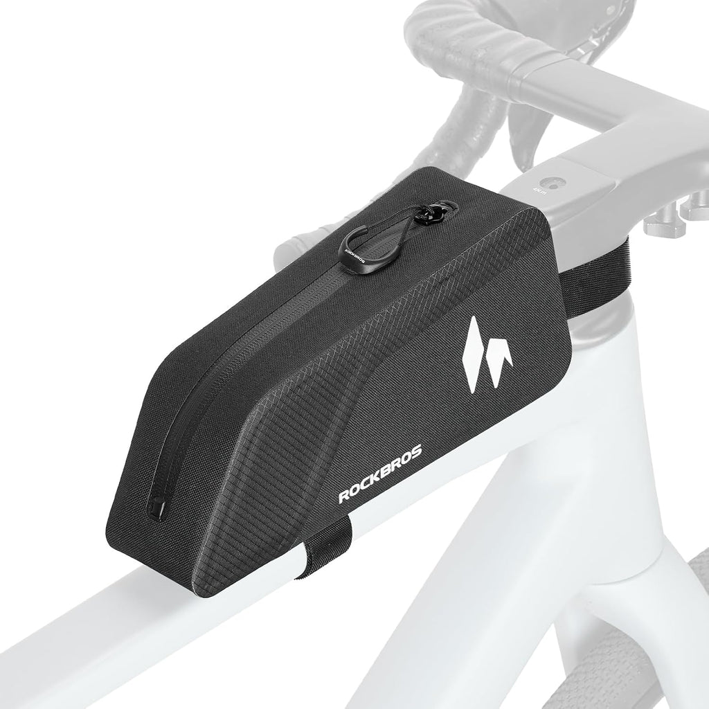 Top Tube Bike Frame Bag with Support Plate Waterproof Front Bag