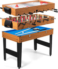 3-In-1 Multi Game Table, 48 Inch Combination Game Tables with Foosball, Hockey, Billiards, Combo Game Table Set for Adults Kids Gifts Family Night Arcade Game Room