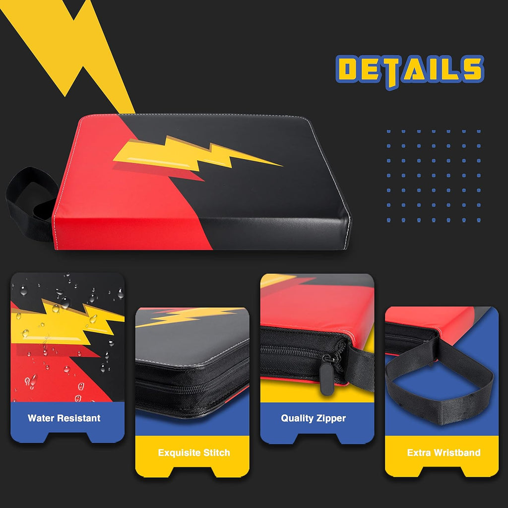 9 Pocket Waterproof Trading Card Binder, Trading Album Display Holder, Expandable, 720 Double Sided Pocket Album, Compatible with Yugioh, MTG and Other TCG Cards