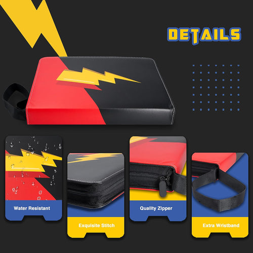 9 Pocket Waterproof Trading Card Binder, Trading Album Display Holder, Expandable, 720 Double Sided Pocket Album, Compatible with Yugioh, MTG and Other TCG Cards