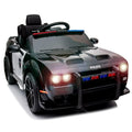 Kids Electric Car | Licensed Dodge Challenger Ride-On 12V Battery-Powered Vehicle with Remote, LED Lights, Bluetooth, MP3 for Boys and Girls,Christmas Gift for Kids