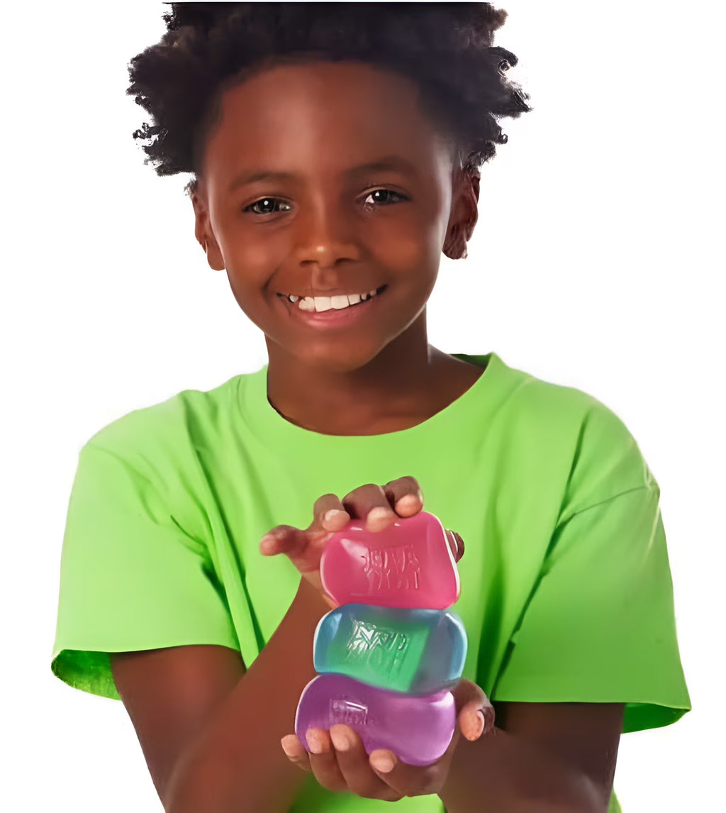 Nee Doh Nice Cube Squish Toy, Ages 3+ (Pink), 1Ct