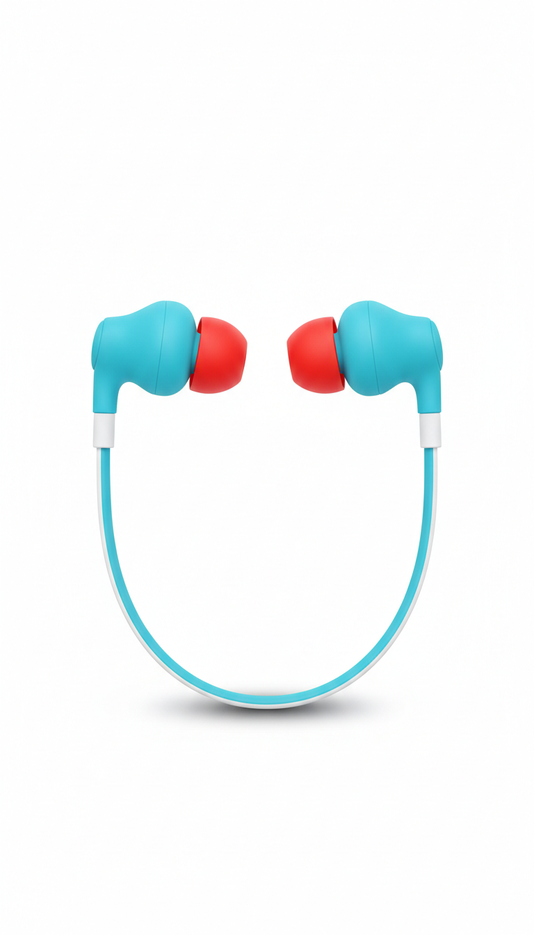 Sky pop blue wireless earbuds