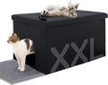 Cat Litter Box Enclosure Furniture Odor Control, Extra Large