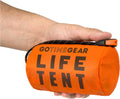 Survival Life Tent • 2 Person Mylar Emergency Shelter Tube Tent + Paracord • All-Weather Protection for Camping, Hiking, & Survival Kits • Includes Emergency Whistle