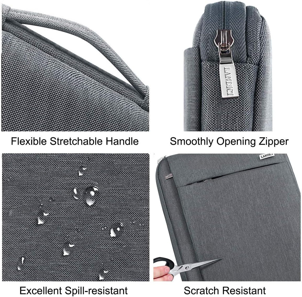 11.6 Inch Protective Laptop Sleeve for Surface Pro, Grey