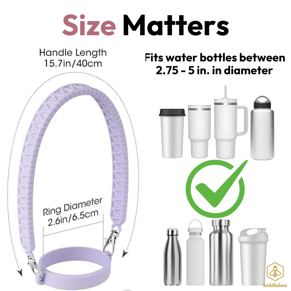 Butterfly Love Tumbler Accessory Set, Purple Handle, Straw Topper & More