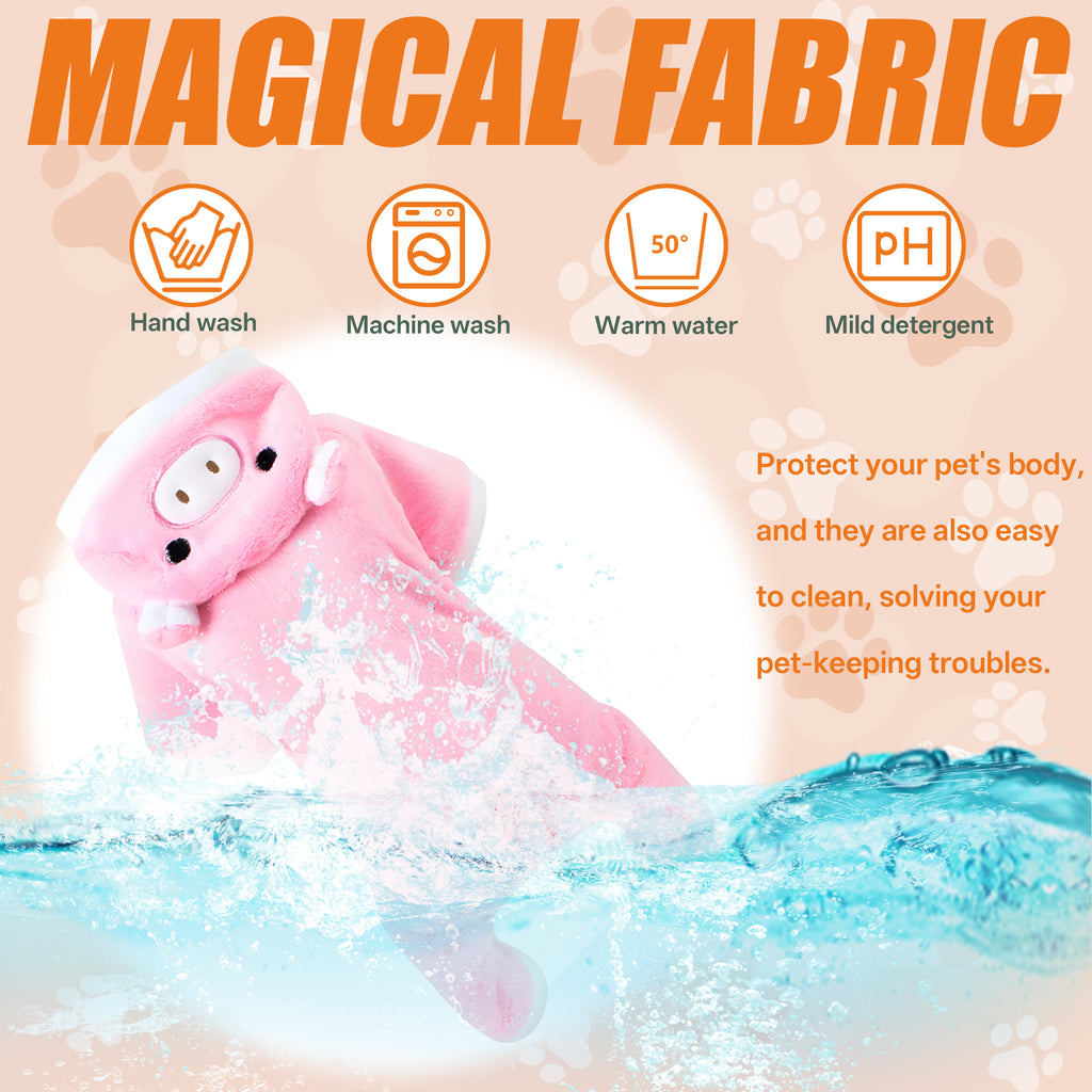 Dog Halloween Costumes,Whimsical Pet Halloween Costumes,Coral Fleece Little Pig Large Dog Halloween Costumes,Style1,Xl