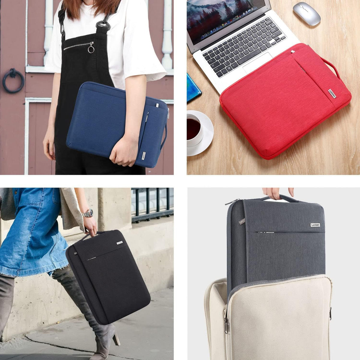 11.6 Inch Protective Laptop Sleeve for Surface Pro, Grey