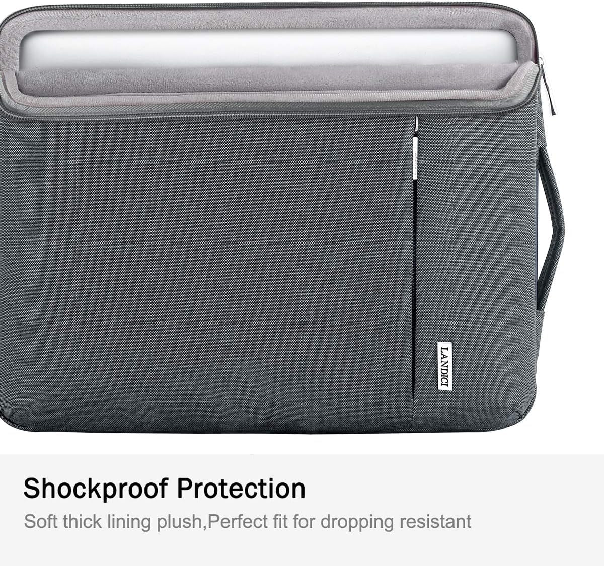11.6 Inch Protective Laptop Sleeve for Surface Pro, Grey
