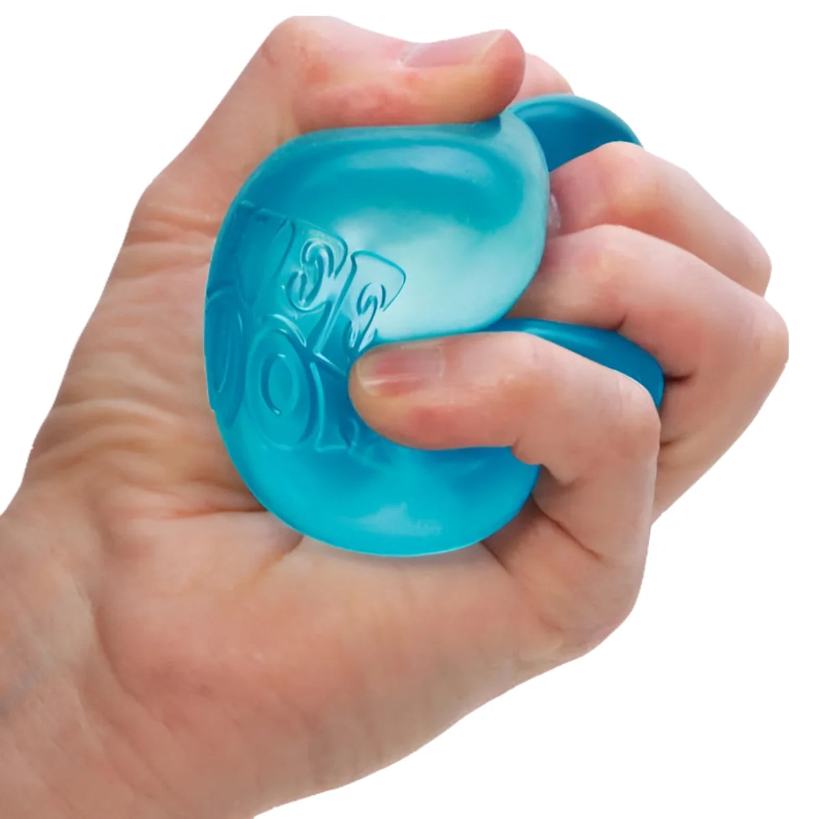 Nee Doh Nice Cube Squish Toy, Ages 3+ (Blue), 1Ct