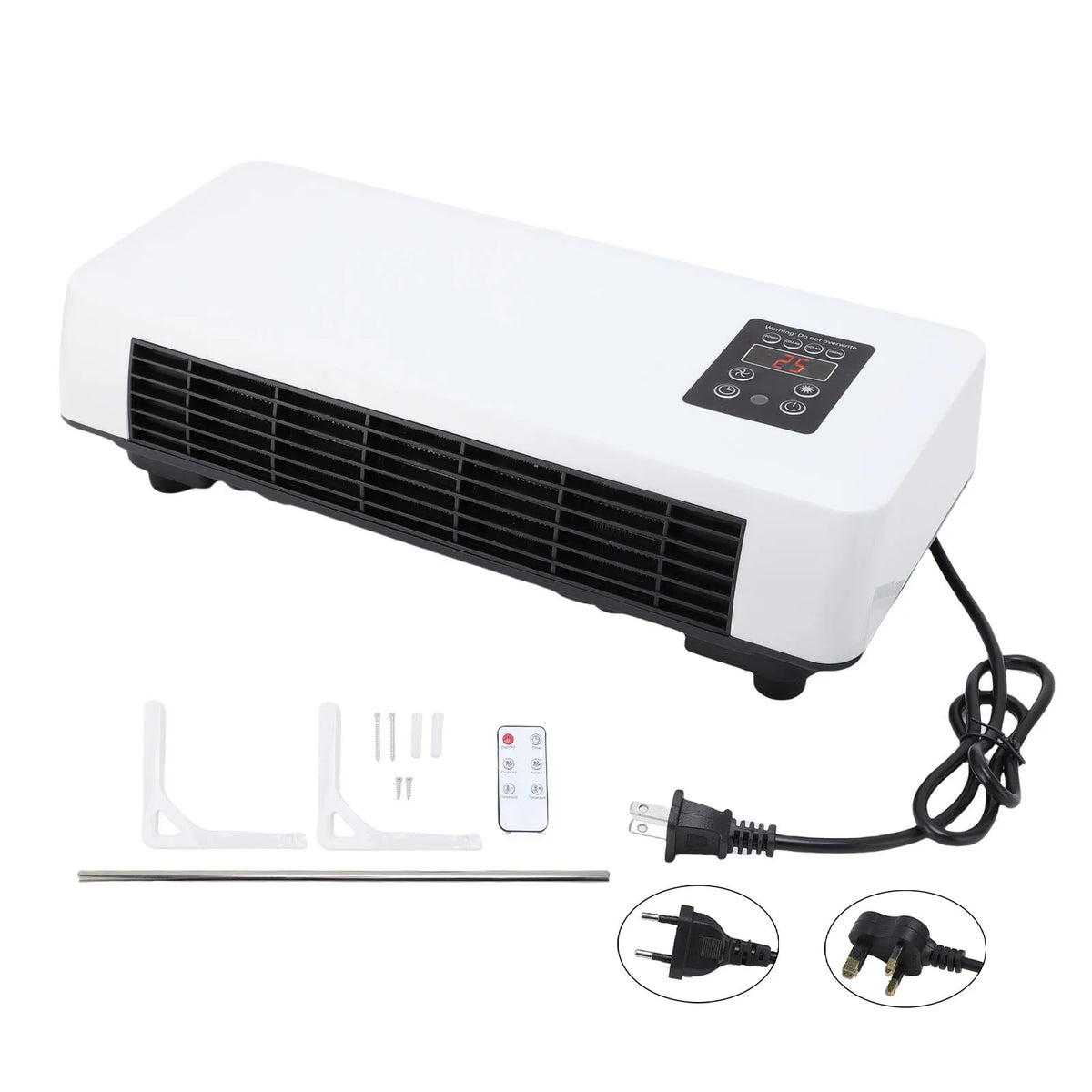 Wall-Mounted Air Conditioner With Cold/Heat Switching Easy To Operate Energy Efficient Suitable For Use In Home Bathrooms