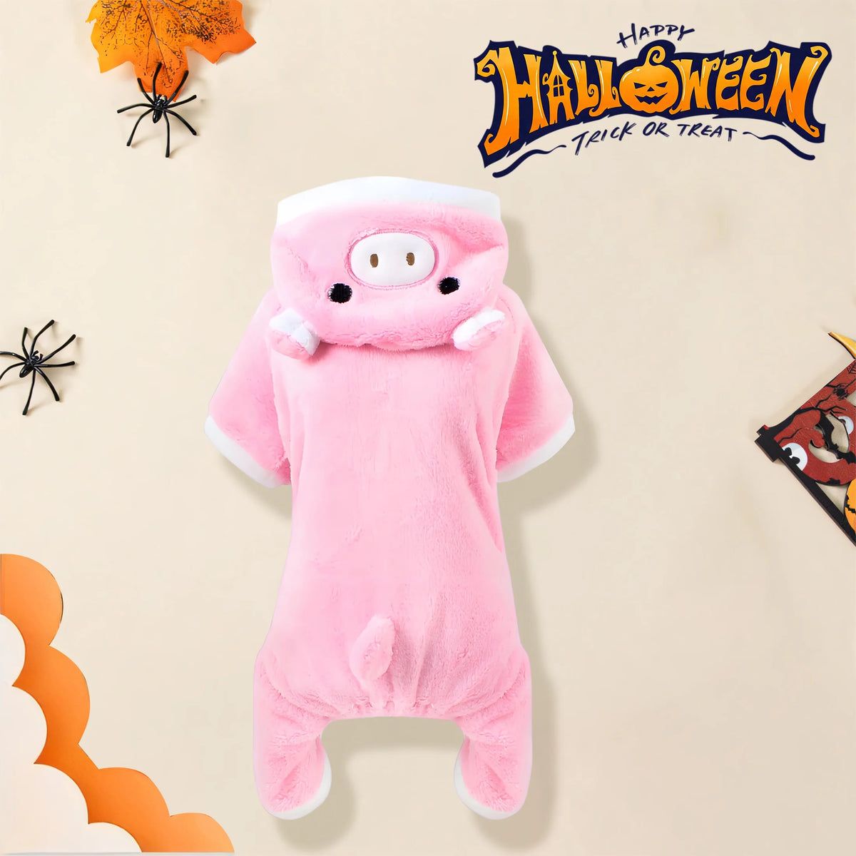 Dog Halloween Costumes,Whimsical Pet Halloween Costumes,Coral Fleece Little Pig Large Dog Halloween Costumes,Style1,Xl