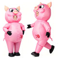 Adult Inflatable Pig Costume, Air Blow up Pink Piggy Inflatable Costume for Halloween Party, Cosplay, Role Play and Themed Dress Up