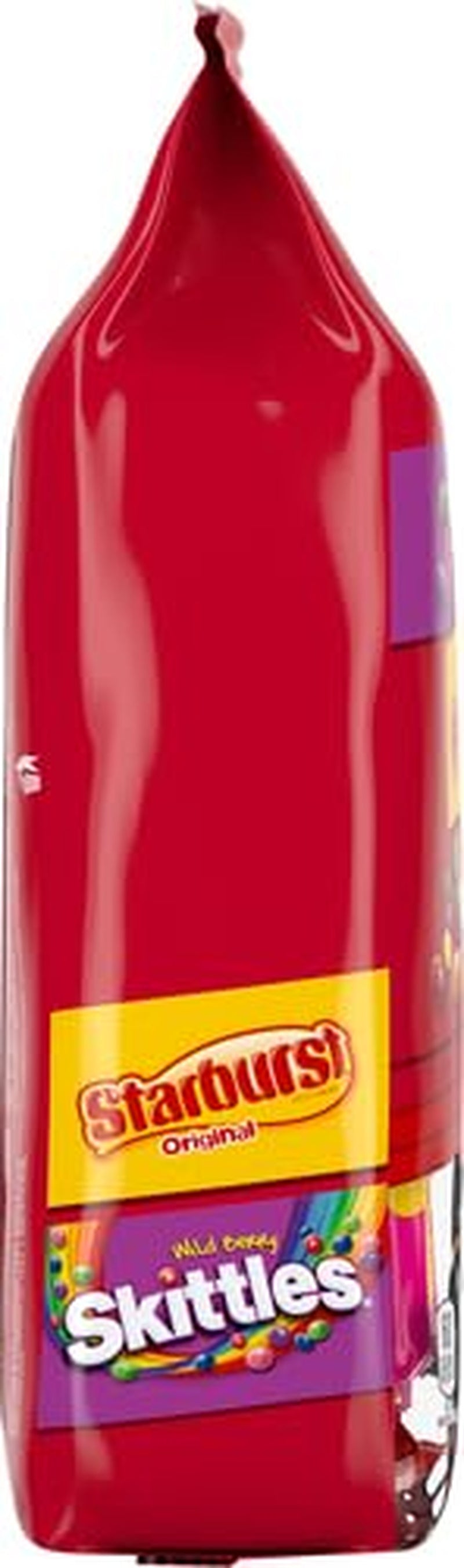 SKITTLES Original, SKITTLES Wild Berry & STARBURST Original and STARBURST Favereds Fun Size Chewy Candy Variety Bag, Party Size, 20.13 Oz Bulk Bag (Pack of 2)