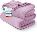 Bedsure Gentlesoft Fleece Throw Blanket for Couch Lilac - Lightweight Plush Fuzzy Cozy Soft Blankets and Throws for Sofa, 50X60 Inches
