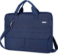 15.6 Inch Laptop Bag with Shoulder Strap, Water-Resistant, Blue