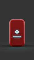 Electric red bluetooth speaker