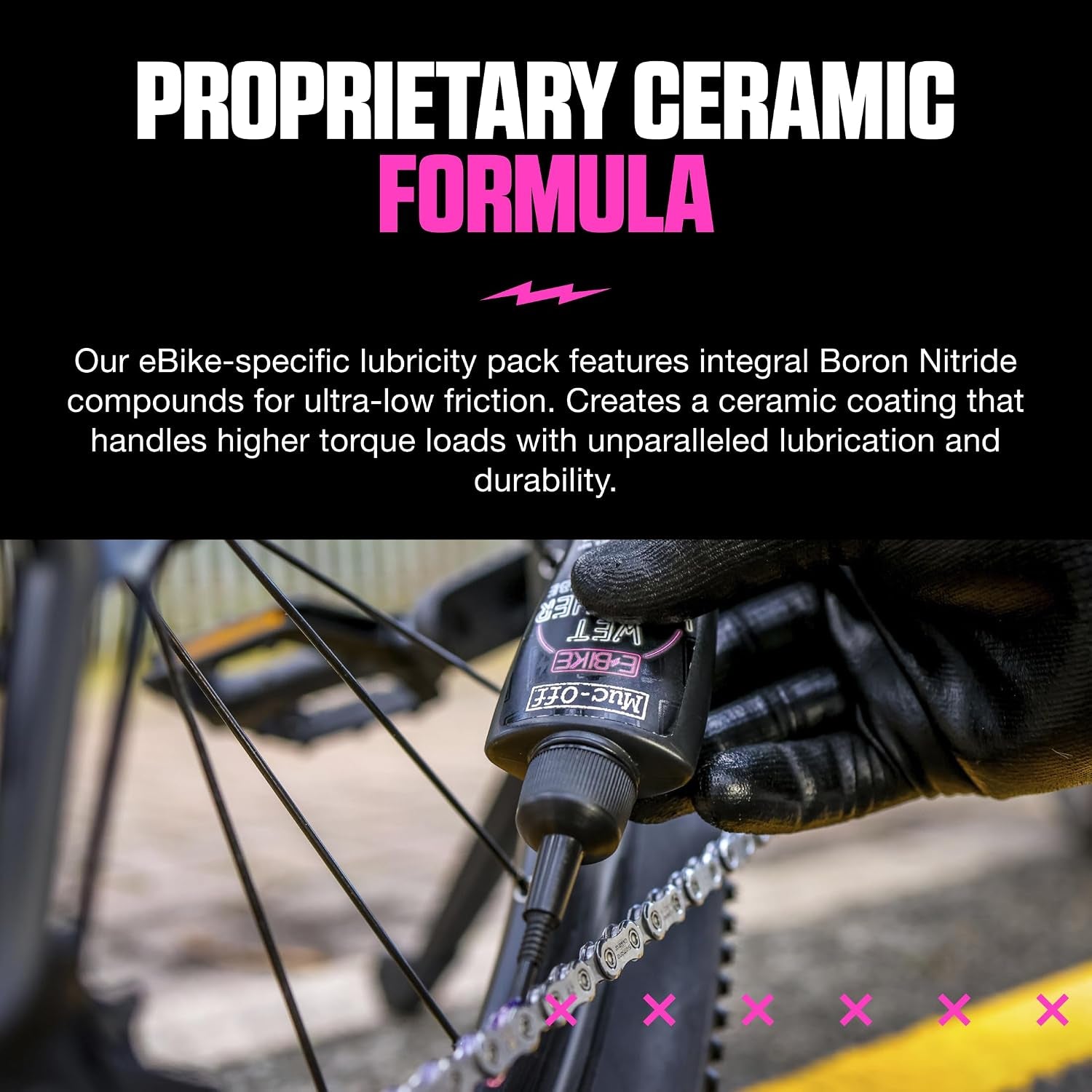 Ebike Wet Weather Chain Lube - Ceramic Coating Bike Chain Oil for Electric Bikes - Ultra Durable, Reduces Friction, Waterproof Protection - 50Ml | Ceramic Coating Bike Chain Oil for Electric Bikes, Ultra Durable, Reduces Friction, Waterproof Protection
